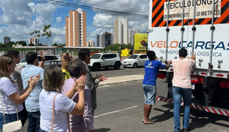 O primeiro envio de alimentos foi feito na segunda-feira (13).