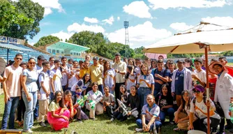 Prefeito de Teresina acompanha o lançamento de foguetes do Programa Cidade Olímpica