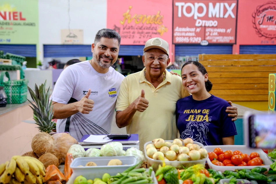 Dr. pessoa visita mercado