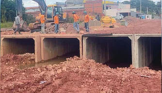 DER conclui obras da galeria de macrodrenagem na BR-343