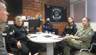 Reunião entre a Sejus, Polícia Penal, Polícia Militar e Guarda Civil