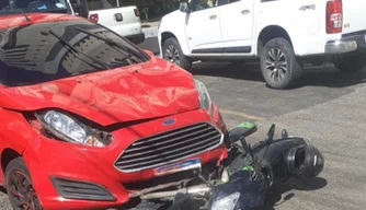 Acidente de motocicleta em Teresina