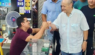 Dr. Sílvio Mendes em visita ao Shopping da Cidade