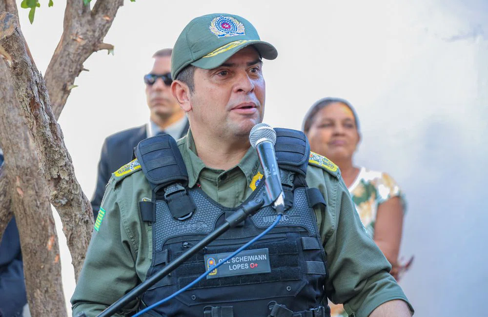 Scheiwann Lopes, comandante da Polícia Militar do Piauí