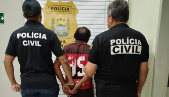 Polícia Civil prende suspeito de estuprar criança em Parnaíba