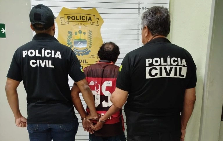 Polícia Civil prende suspeito de estuprar criança em Parnaíba