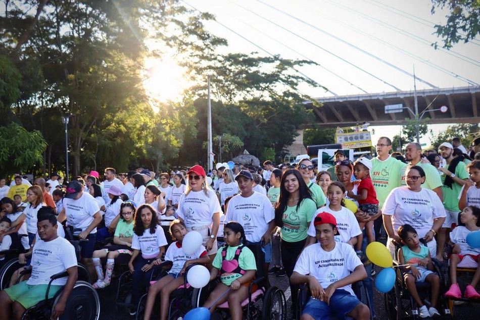 Caminhada pela acessibilidade