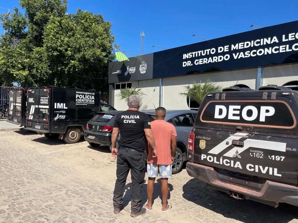 Polícia Civil do Piauí efetua prisão de homem condenado por roubo em Teresina