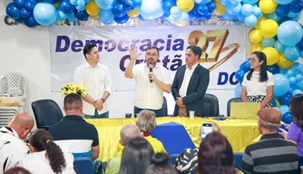 Candidato Fábio Novo recebe adesão do partido Democracia Cristã