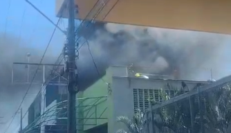 Incêndio na Avenida Miguel Rosa