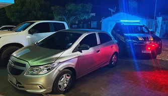 Carro roubado em Teresina é recuperado em Brasileira