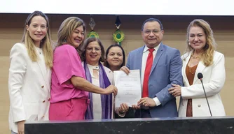 Ministra e Alepi assinam acordo de cooperação para combate ao feminicídio no Piauí