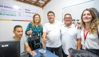 Governador inaugurou unidade do Instituto de Identificação em Tanque do Piauí