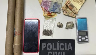 Polícia Civil prende suspeito de tráfico de drogas na zona norte de Teresina