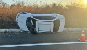 Condutor de veículo encontrasse desaparecido após acidente em Alegrete do Piauí