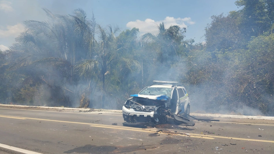 Acidente envolvendo policial militar em Teresina