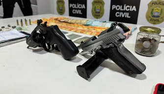 Operação Draco prende sete suspeitos e apreende armas e drogas em Teresina