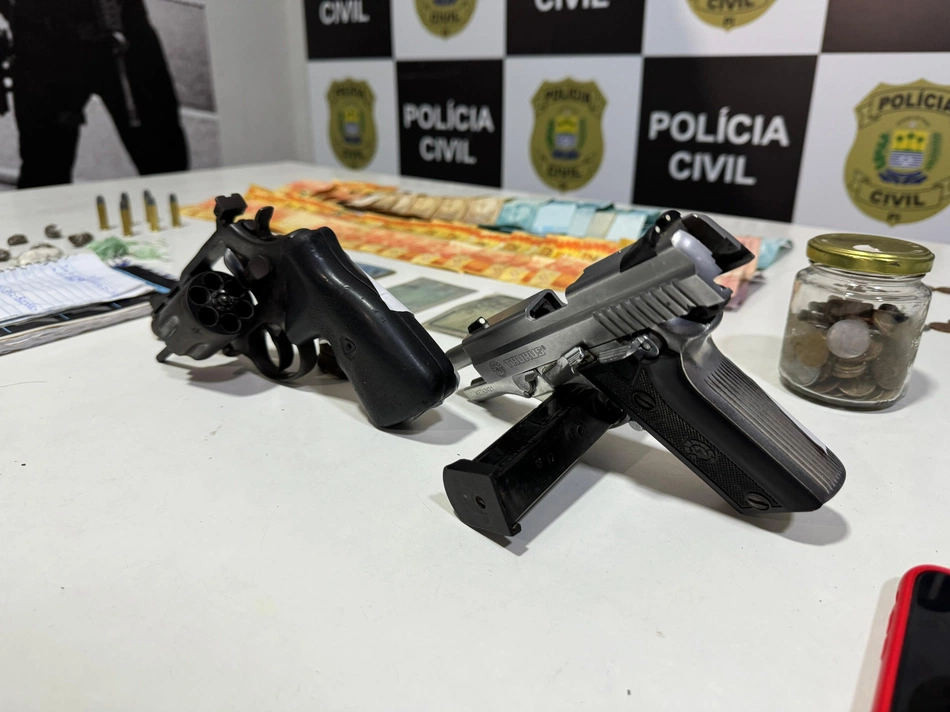 Operação Draco prende sete suspeitos e apreende armas e drogas em Teresina