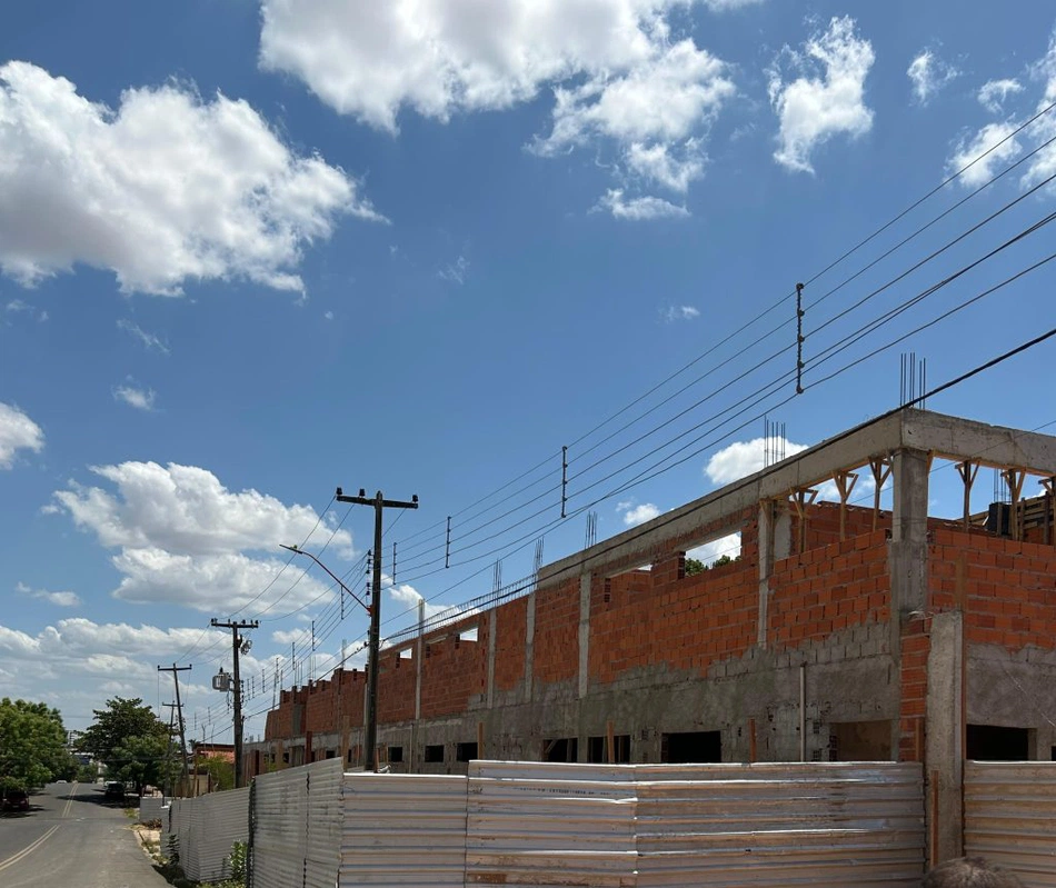 Construção da nova sede no Ilhotas