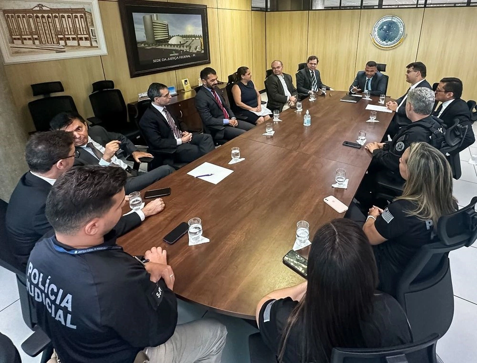 Reunião para estabelecer o Acordo de Cooperação Técnica