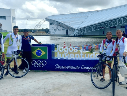 Os atletas nos Jogos da Juventude 2024, em João Pessoa, Paraíba