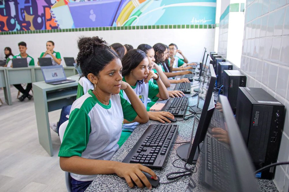 Estudantes da rede estadual de ensino do Piauí