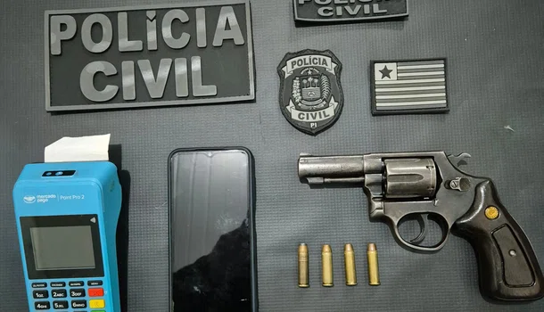 Armas e munições apreendidas