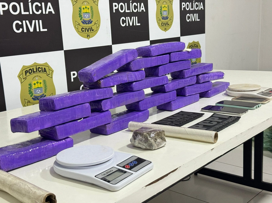 Droga apreendida em operação da DRACO