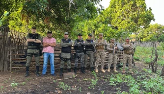 Policiais Militares em ação no Município de Acauã, Piauí