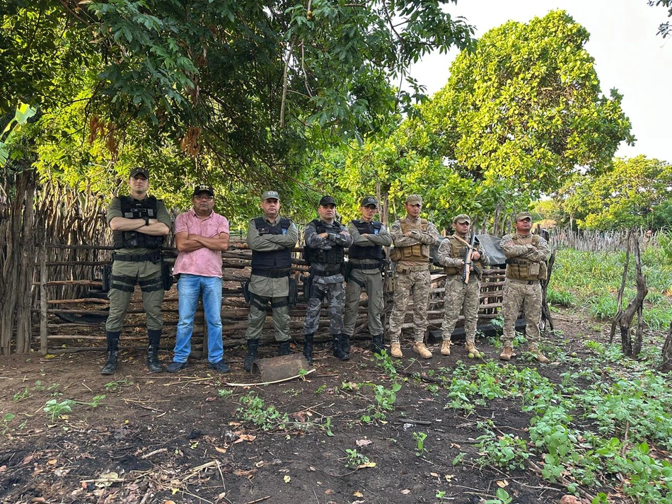 Policiais Militares em ação no Município de Acauã, Piauí