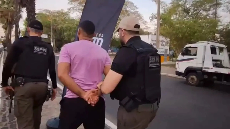 Prisão durante a Operação Rota Segura em Teresina