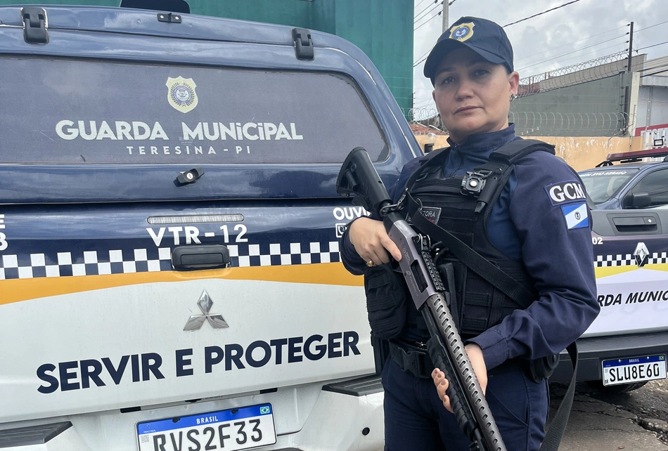 Nova comandante da Guarda Municipal de Teresina