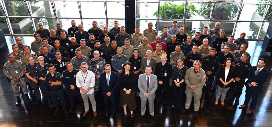 Encontro de forças de segurança em Brasília