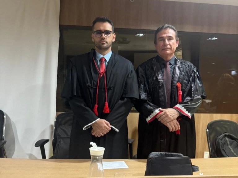 Promotores de Justiça João Malato Neto e Diego de Oliveira Melo