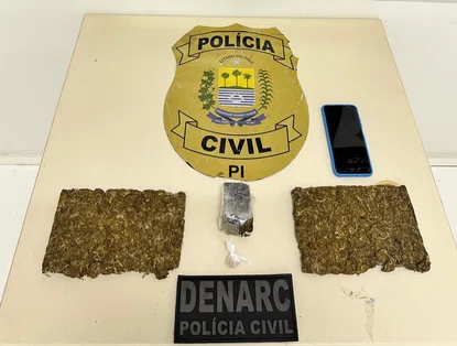 Denarc prende dupla suspeita de tráfico de drogas durante operação em Teresina