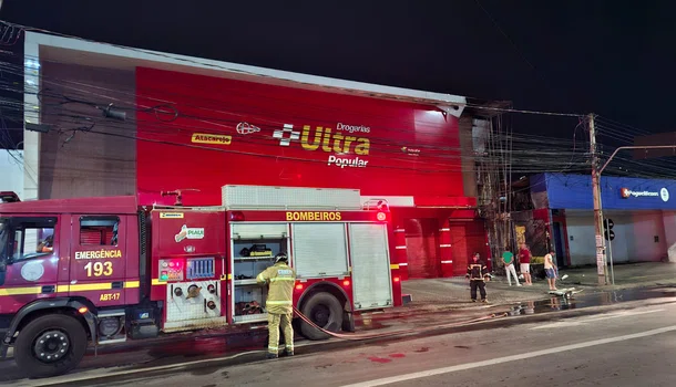 Corpo de Bombeiros combate princípio de incêndio em farmácias