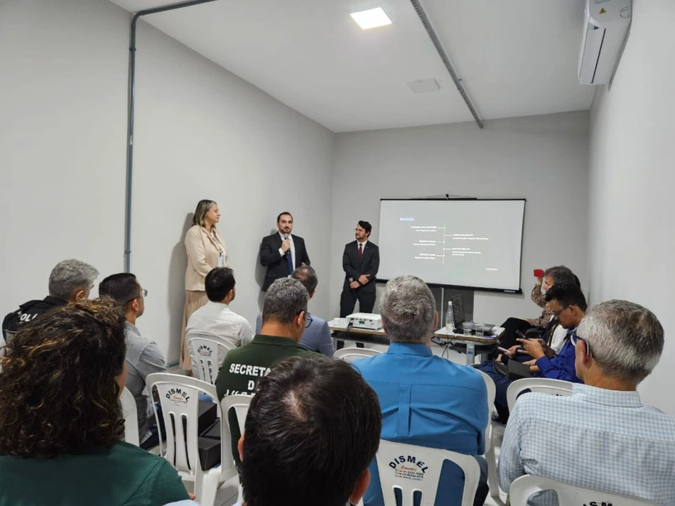 Inauguração de central de monitoramento do Sejus