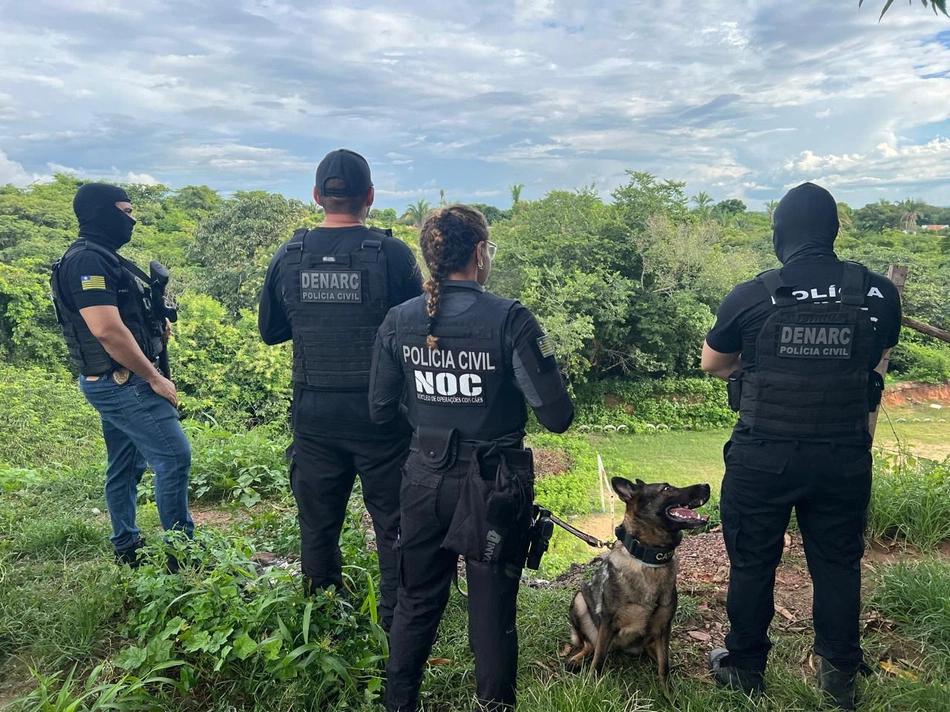 Denarc prendeu suspeito de integrar facção B40 durante operação em Teresina