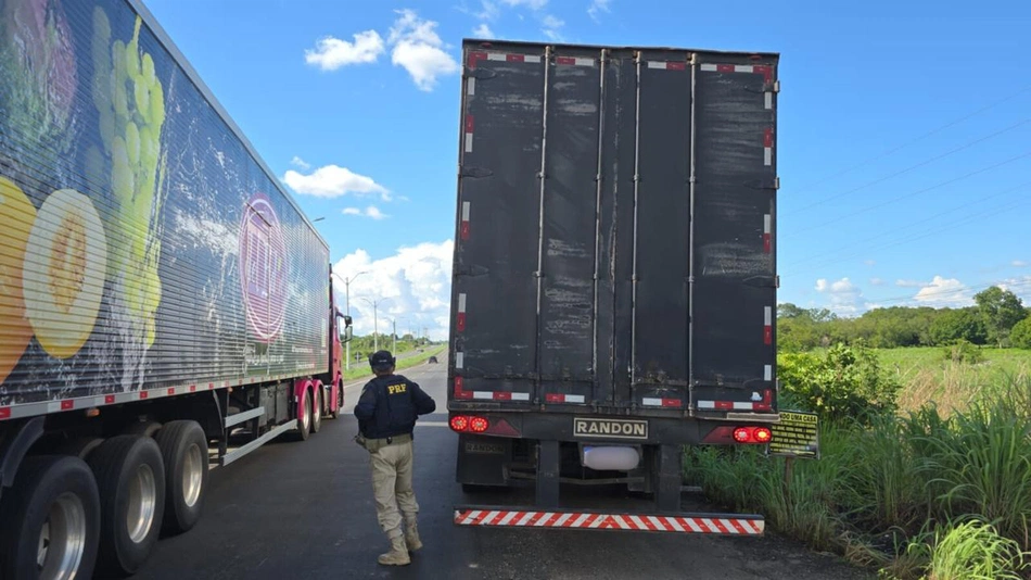 PRF prende suspeito de roubo de carga e sequestro