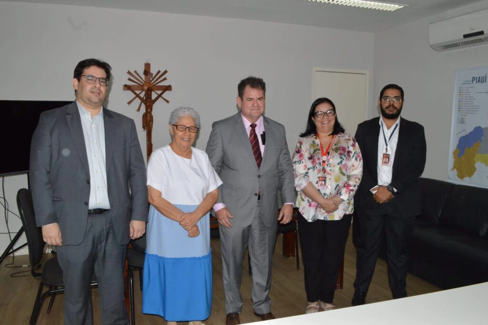 Equipe da Sasc e do Tribunal de Justiça