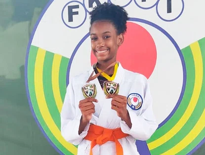 Estudante do Ceti Domício Magalhães conquista ouro no Open de Karatê em Teresina