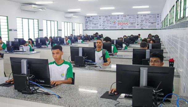 Estudantes da rede estadual de ensino do Piauí