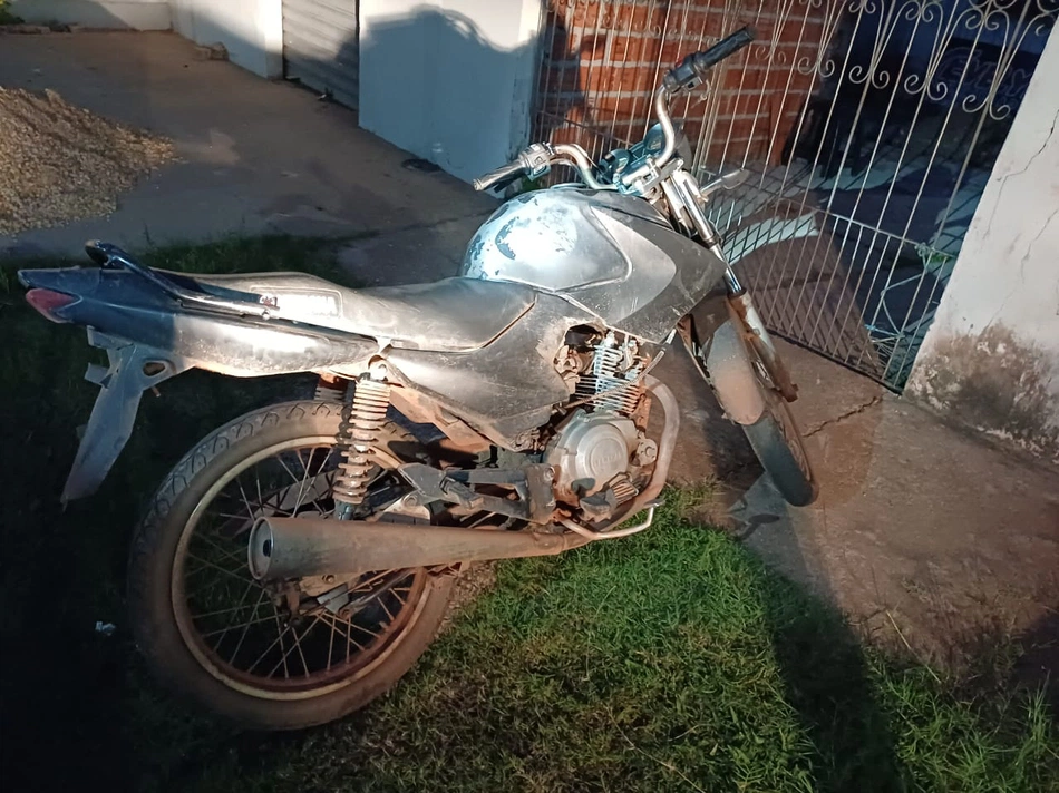 Motocicleta com motor furtado é apreendida pela PRF em Altos