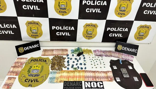 Operação nº 23 do Denarc prende três pessoas suspeitas de tráfico de drogas em Teresina