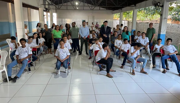 MPPI promove palestra sobre ambiente escolar saudável em Manoel Emidio