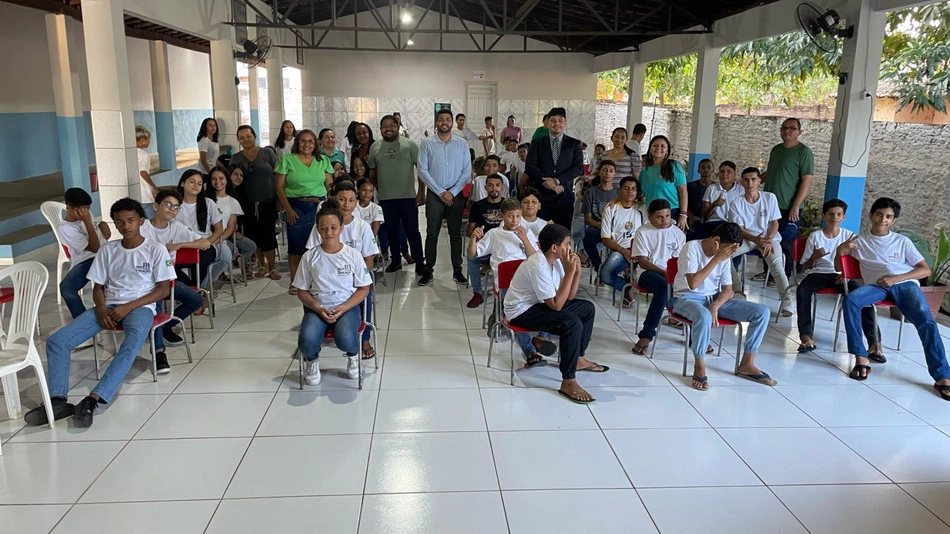 MPPI promove palestra sobre ambiente escolar saudável em Manoel Emidio