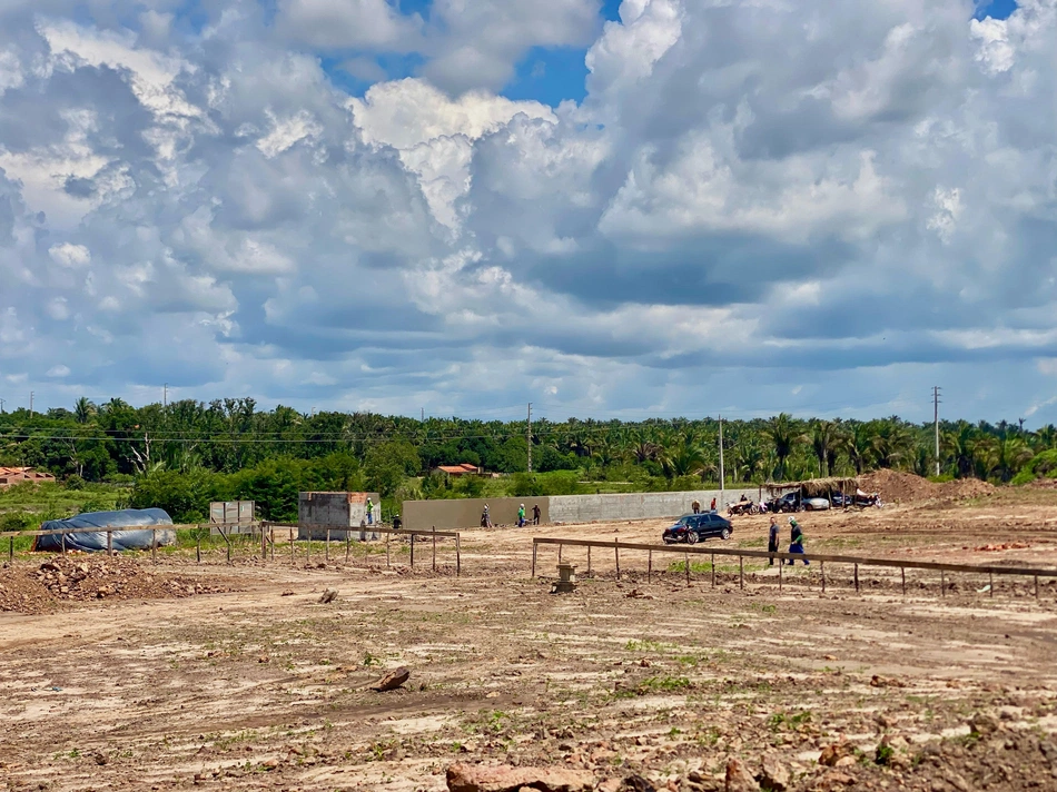 Obra de construção do Instituto Federal do Piauí (IFPI) em Esperantina