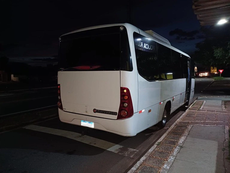 Ônibus apreendido em Picos