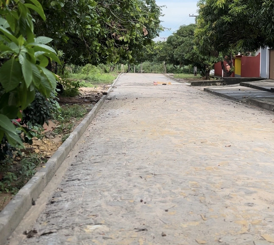 Pavimentação na zona Sul de Teresina