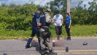 Motociclista morre em acidente na zona rural de Luís Correia